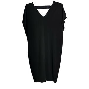 Rachel Rachel Roy Replenishment Black Keyhole Midi Dress Size Medium